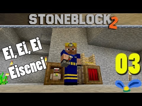 Stoneblock 2 E03 - Mehr Hühner und Mining-Dimension - Modded Minecraft Let's Play Video