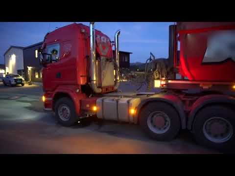 2018 Scania R580 6x4 tractor unit w/ Langendorf tipper semi