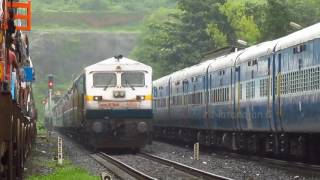 Single Line Crossing | RORO | Konkan | Indian Railways