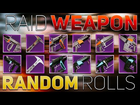 RAID Weapon Random Rolls (Adept Weapons) l Destiny 2 Vow of the Disciple