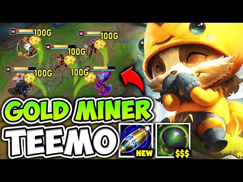 Teemo but my shrooms generate gold (STACK MONEY FAST)