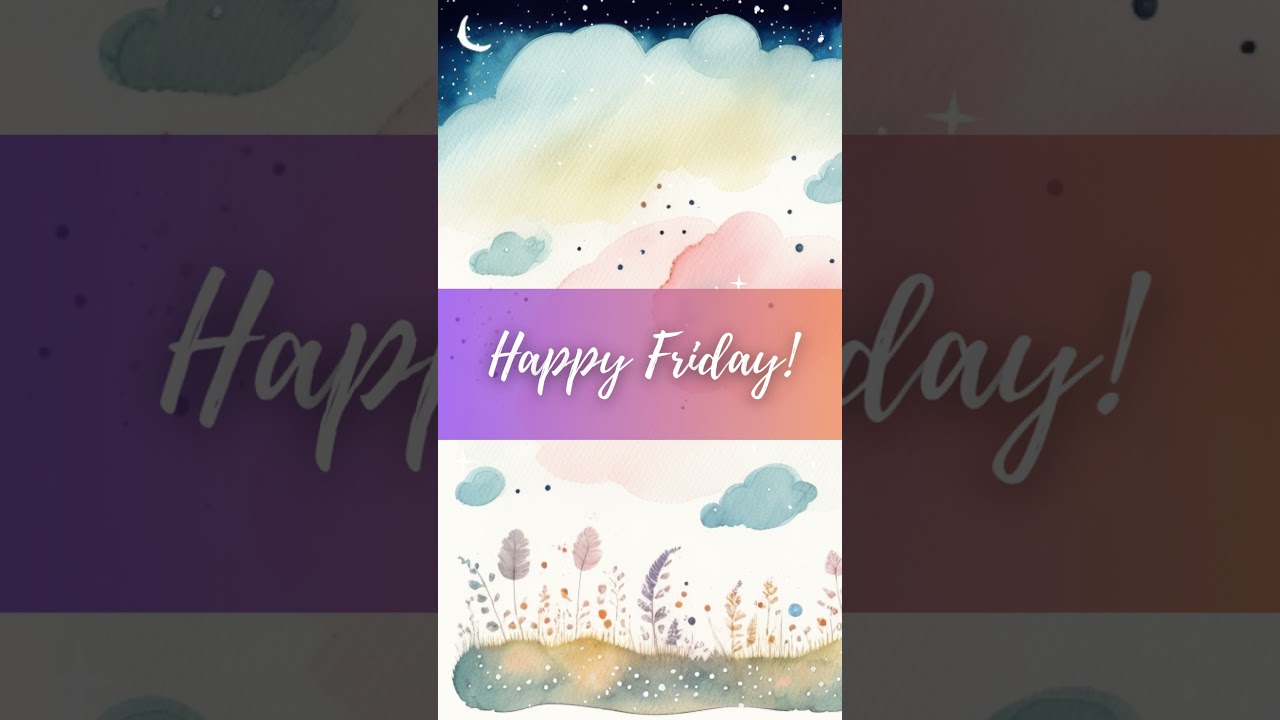 Happy Friday Animated Greeting Card #shorts