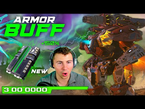Heavy Titan Armor Kits Just Got A MASSIVE Buff... NEW Armor Meta +96% HP | War Robots