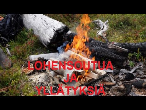 KALASTUS HAASTE  JA TEHTÄVÄ. Lohensoutua Tornionjoella.