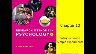 Chapter 10   2 Examples of Simple Experiments and Experimental Variables
