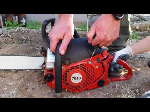 How to fix a flooded chainsaw