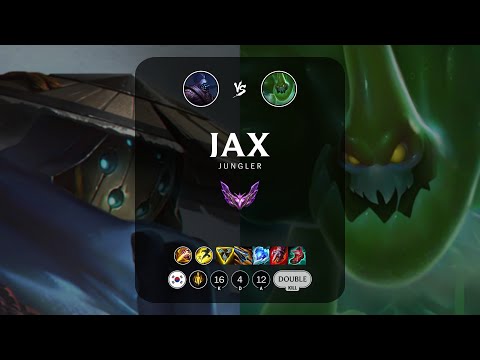 Jax Jungle vs Zac - KR Master Patch 14.1
