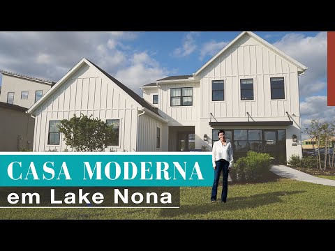 CASA MODERNA E VERSÁTIL EM LAKE NONA
