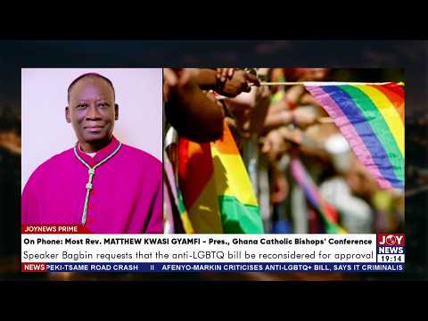 Speaker Bagbin requests that the anti-LGBTQ bill be reconsidered for approval|Joy News Prime(2-6-26)