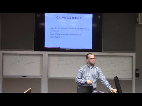 Lecture 13:  Conjugate gradients I: Gradient descent, setup (part II)