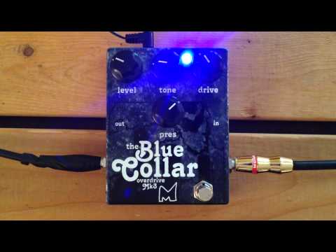 5 Minutes with the Menatone Blue Collar Overdrive mk3 - Pedal Demo