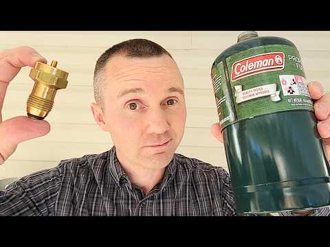 The RIGHT Way To Refill Disposable 1 Pound Propane Tanks!