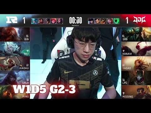 RNG vs JDG - Game 3 | Week 1 Day 5 LPL Spring 2022 | Royal Never Give Up vs JD Gaming G3