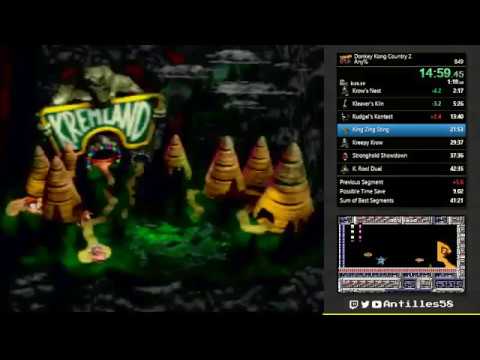 Donkey Kong Country 2 | any% speed run | 42:13