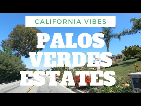 4k Scenic Views Of Palos Verdes Estates | Exploring Los Angeles, California | California Vibes