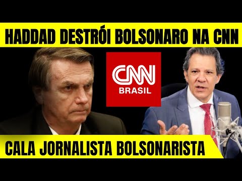 BATEU FORTE NA CNN: HADDAD DERRUBA BOLSONARO E DEIXA JORNALISTA PERDIDO