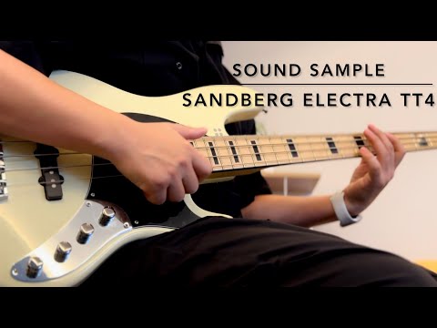 Sandberg Electra TT4 (Delano Pickup, California 2 band Onboard EQ) Sound Sample