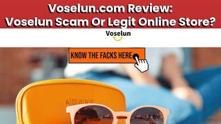 Voselun Scam or Legit? Full Website Review