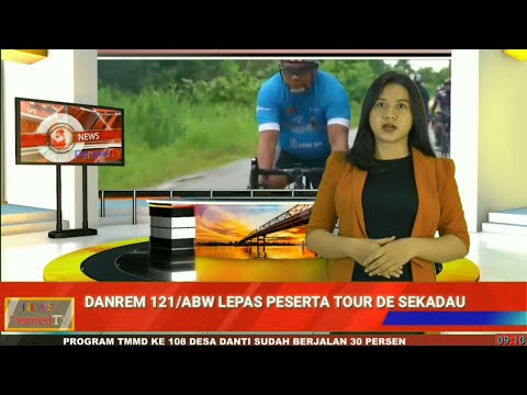 Sambut HUT Kodam XII/Tanjungpura, Danrem 121/ABW Bersepeda dari Sintang Menuju ke Sekadau