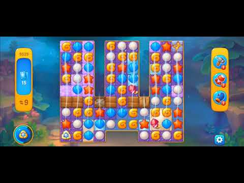 Fishdom Easy Level 9529 (with ingame lightning booster) @choraelmin