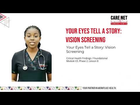 Your Eyes Tell a Story: Vision Screening