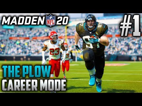 Madden 20 Career Mode | The Plow (HB) | EP1 | THE 400 POUND, 7 FOOT TALL POWER BACK..IS BACK!