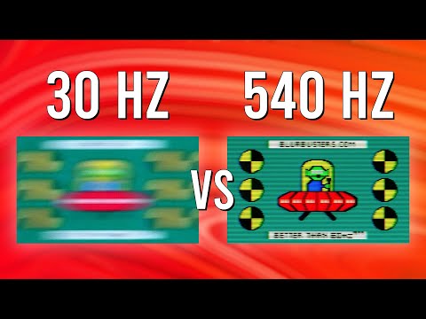 Why Higher Refresh Rates Matter - 30Hz vs 60Hz vs 120Hz vs 240Hz vs 540Hz
