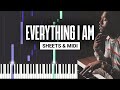 Everything I Am Kanye West Piano Tutorial MIDI