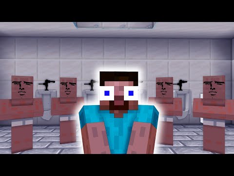 Never Go To Public Bathroom in Minecraft Village
