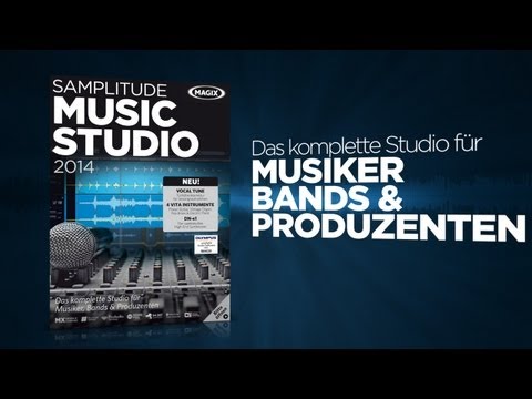 MAGIX Samplitude Music Studio 2014 (DE) - Das komplette Tonstudio