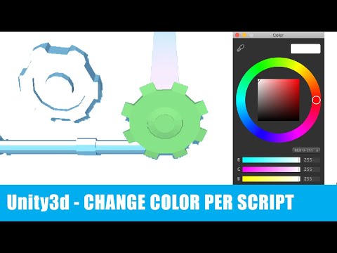 How to Change Material Color per script