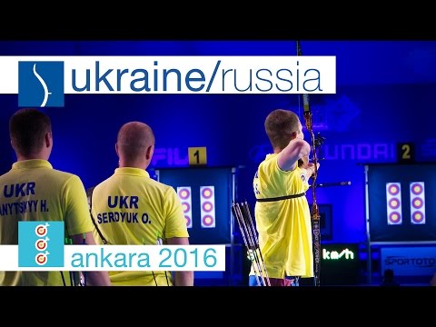 Ukraine v Russia – Recurve Men's Team Bronze Final | Ankara 2016