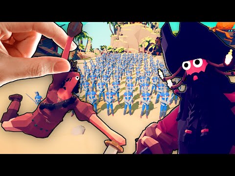 Winning IMPOSSIBLE BATTLES With NEW PIRATE FACTION/SECRET Units In Totally Accurate Battle SImulator