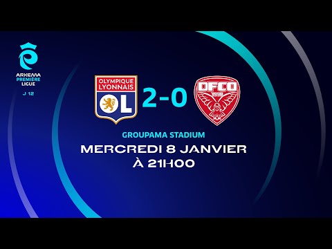 J12 : Ol. Lyonnais – Dijon (2-0), le résumé