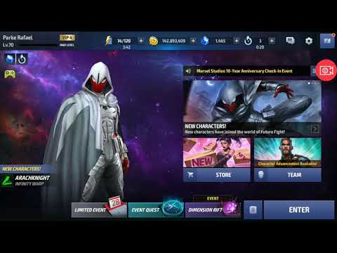 Shadowland Solo T1 Arachknight (Infinity Warps) vs. Wasp Boss Rumble Floor 2 Marvel Future Fight