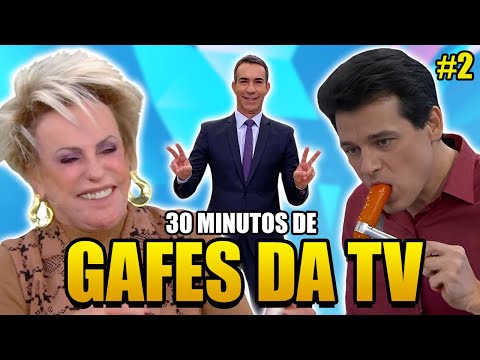 ESPECIAL: 30 Minutos de GAFES na TV Ao Vivo! #2