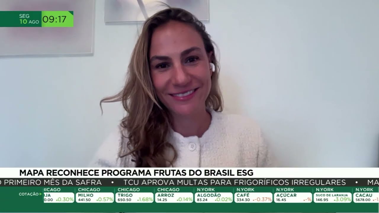 Programa Frutas do Brasil ESG é reconhecido pelo Ministério da Agricultura