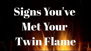 Signs You&#39;ve Met Your Twin Flame 🔥 How to Tell if You and Your Person are Twin Flames #twinflames