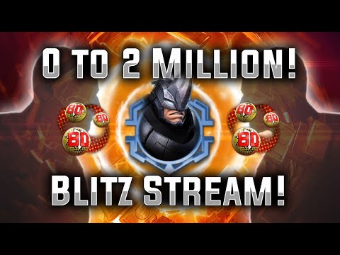 0 to 2 Million! - RHINO BLITZ! - MARVEL Strike Force