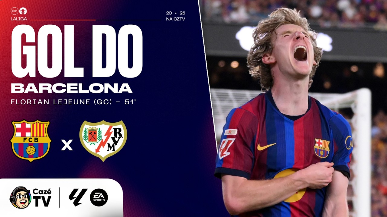 AÍ NÃO, MEU ZAGUEIRO! LEJEUNE MARCA UM GOL CONTRA E O BARÇA AMPLIA CONTRA O RAYO!