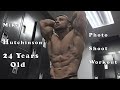 24 Year Old Bodybuilder Mike Hutchinson Training Video Before Photo Shoot