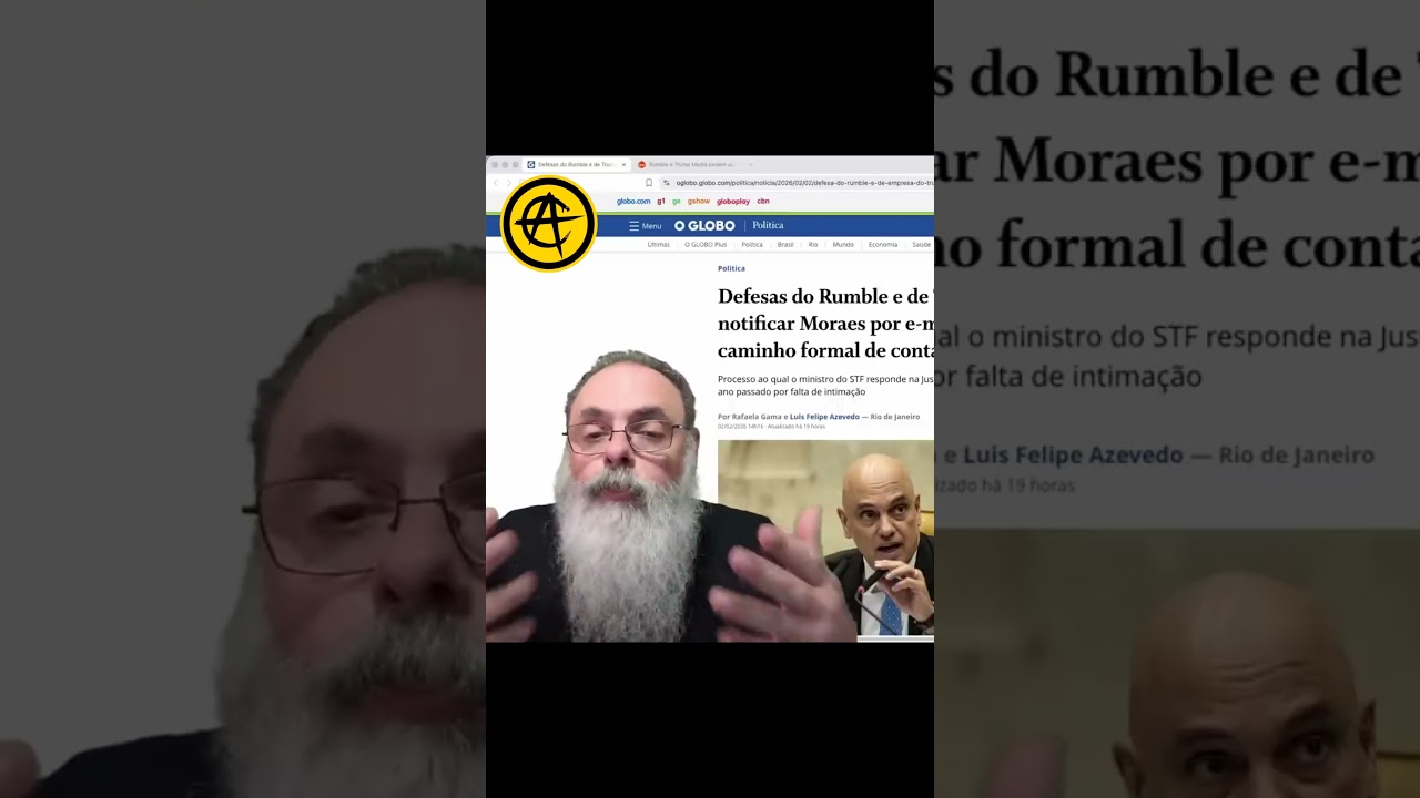 RUMBLE quer CITAR ALEXANDRE de MORAES via EMAIL: MESMO com AJUDA do TRUMP, pode dar RUIM pra XANDÃO