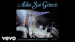 Music video thumbnail preview for Sui Generis - Blues del Levante (En Vivo) (Official Audio) by Sui Generis