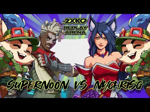 @2XKO Supernoon Vs NYChrisG - HIGH Level Ranked 🤜💥🤛 #2xko #riotgames #ekko #teemo #ahri