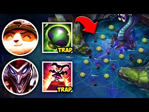 WE COVERED THE MAP WITH BOOBY TRAPS AND SABOTAGED THE ENEMY TEAM - League of Legends