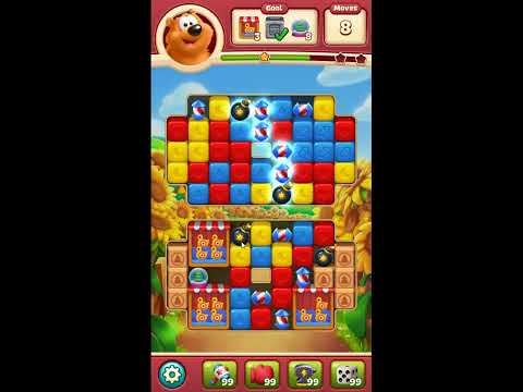 Toon Blast Level 7809 - NO BOOSTERS 🐻🐺🐱 | SKILLGAMING ✔️