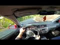 Mitsubishi Lancer Evo 8 || Mountains drive [POV]