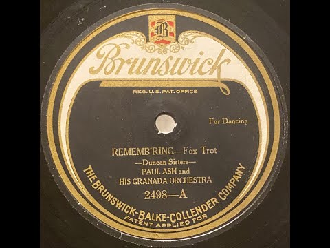 Paul Ash and His Granada Orchestra - Remembering