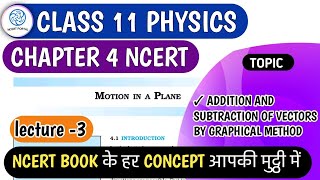 addition and subtraction of vector by graphical method, class 11 physics chapter 4, ncert, part 3