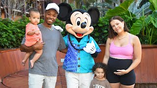 disney in Hawaii before baby #3